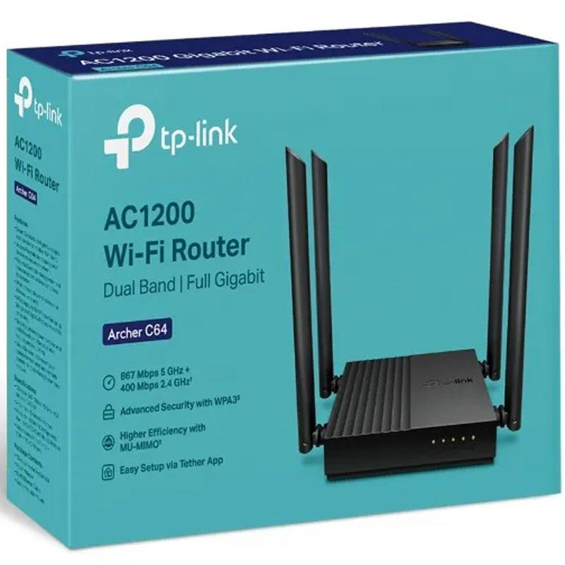 TP-LINK ARCHER C64 AC1200 2